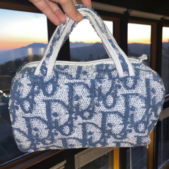 Dior: Trotter No. 2 Terry Diorissimo Y2K Monogram Oblique Boston Bag - Picture 7 of 17